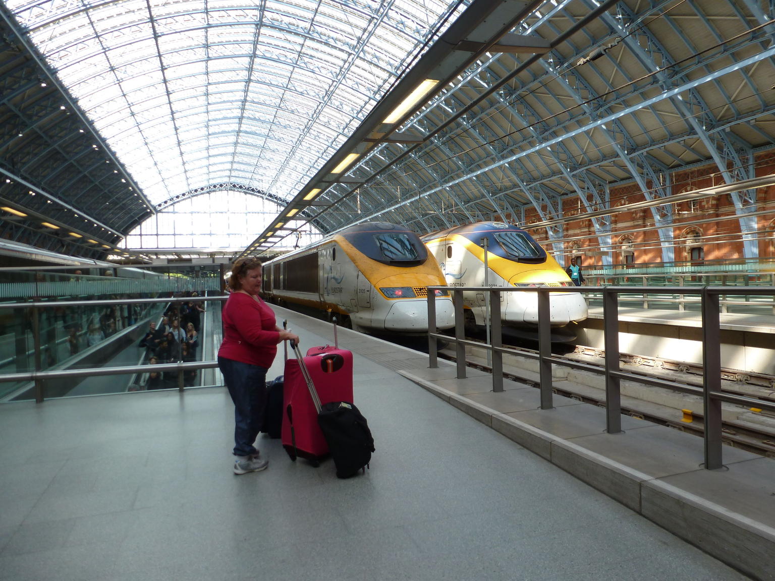 At London station