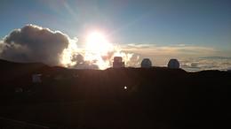 Photo of Mauna Kea near sunset. From the summit of Mauna Kea with the sun going down. Edwin did an awesome job! , Michael H - August 2016