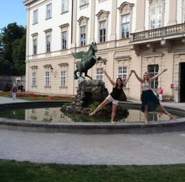 Photo of Fountain in Mirabell Gardens, Salzburg, Austria The Mirabell Gardens, Salzburg, Austria. When the children and Maria sing Do-Re-Mi on their way to have a picnic in the mountains - a lot was filmed in these gardens. , Nancy S - August 2013