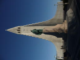 Photo of Hallgrímskirkja Lutheran church of Reykjavik After having dinner at a restaurant that serves local food called Loki opposite the main square of the church. , Conrado B - August 2013