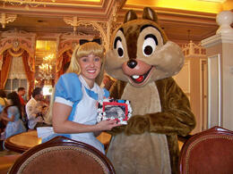 Photo of Alice and Chip and Birney at Breakfast in the Park with Minnie & friends Photo by Loren Javier via flickr ~ used under CC-BY-ND license, Creative Commons - May 2011