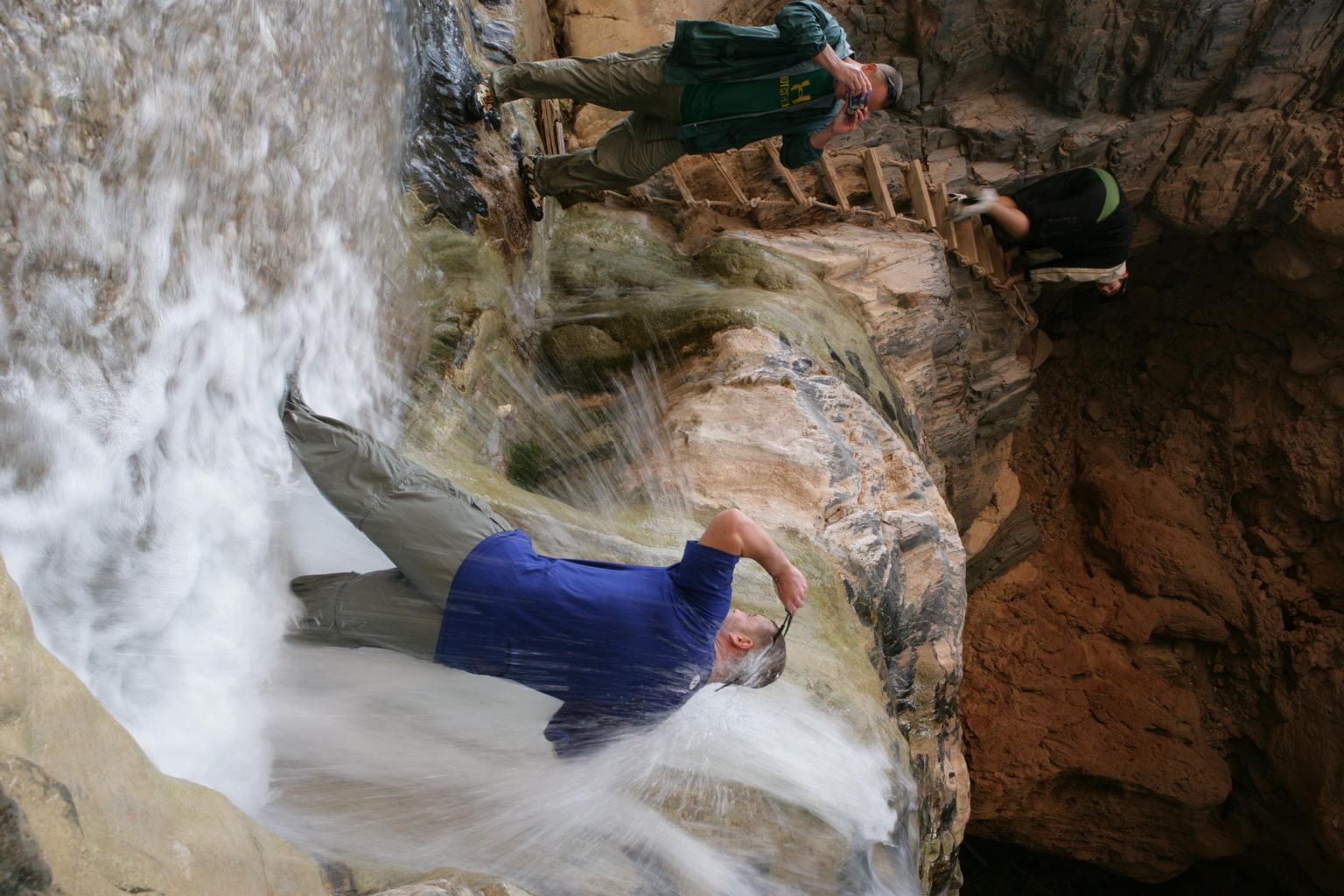 Getting wet!