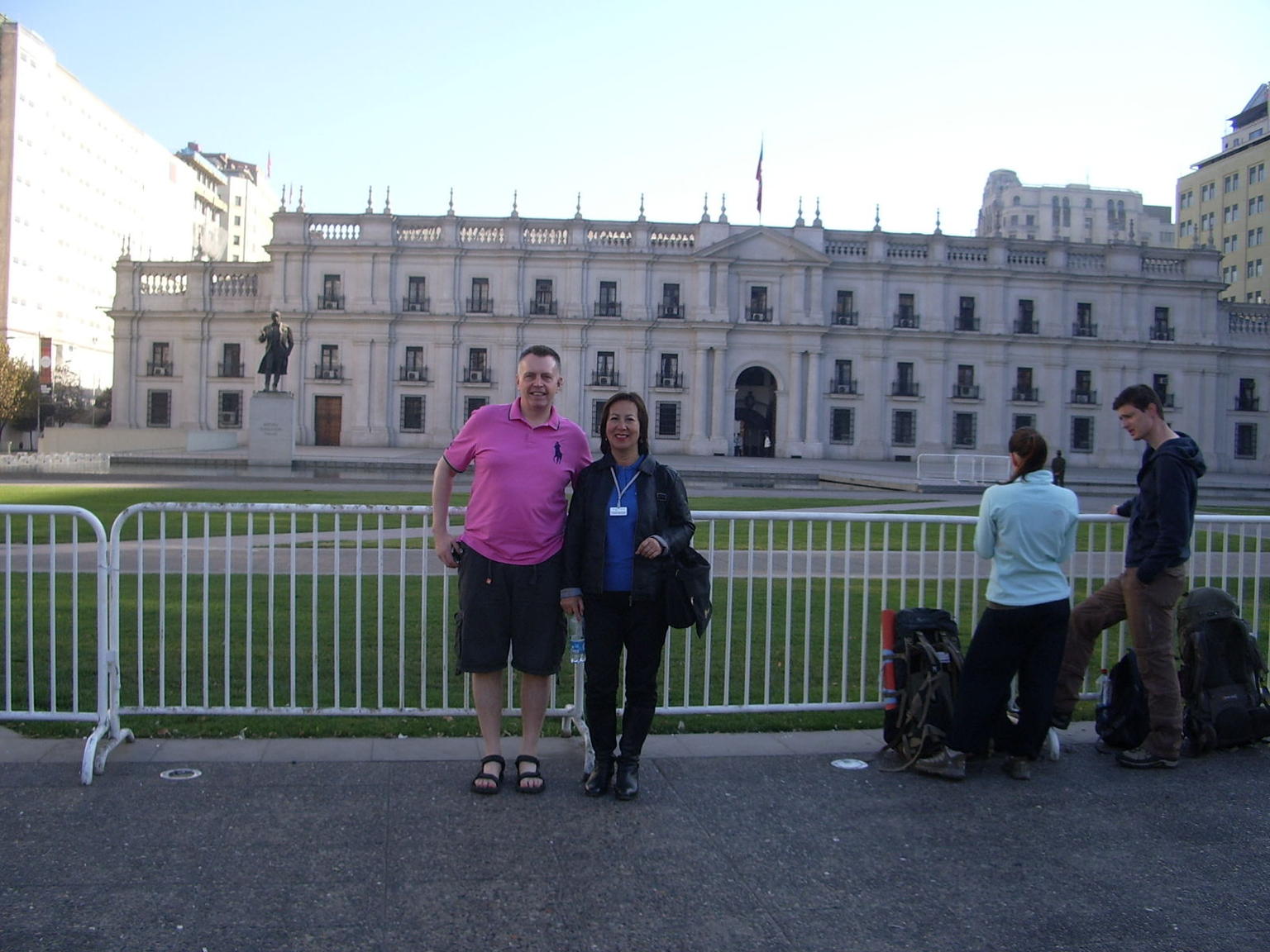 Me with Gladys, our Guide