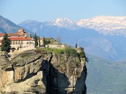 Photo of St. Stephens Monestary St. Stephen's Monestary in Meteora, Greece is now a nunnery. , Barry C - May 2015