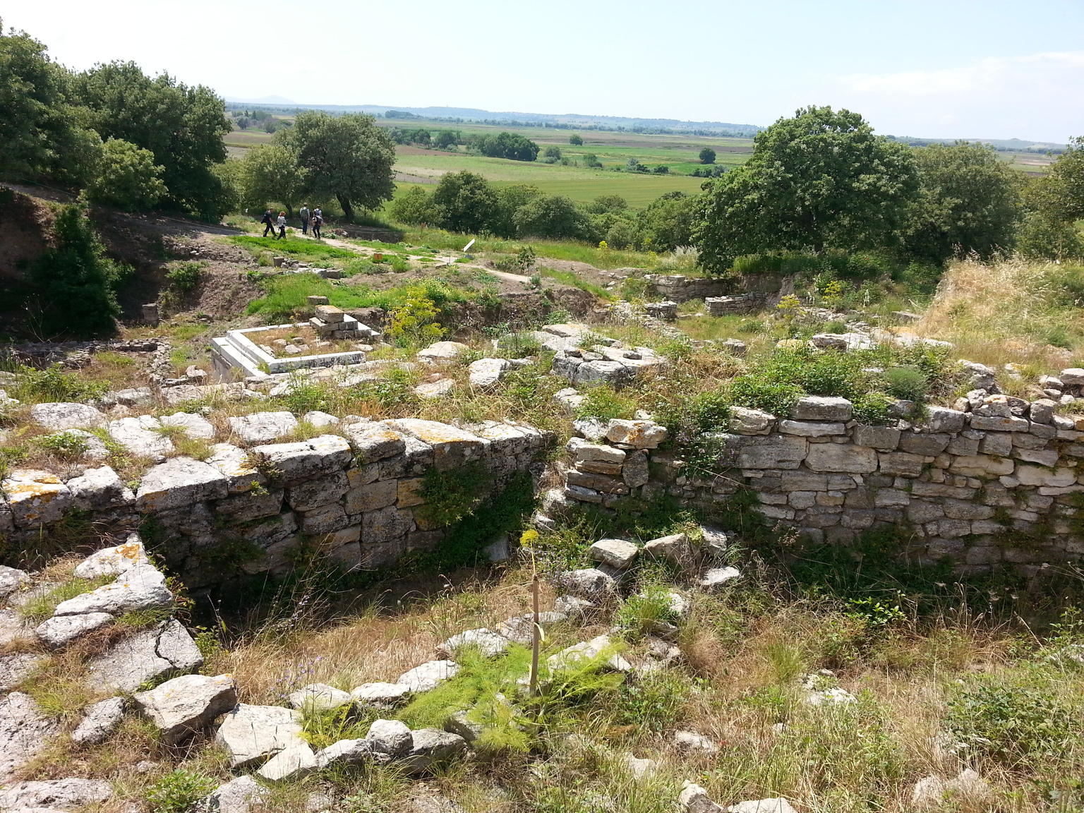 View of the different levels