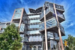 Photo of WDR shopping arcades. Pictured here is the architecturally impressive WDR shopping arcades in Cologne. , David Lally - September 2015