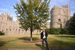 Photo of Windsor Photo of my husband outside of Windsor on a summer day. If it were this pretty before we went in, what more when we explored the inside. , Arlene H - September 2016