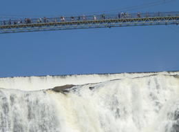 Photo of Montmorency Falls with bridge over. Tell us who's in the photo, what you were doing etc. , Bev B - September 2013