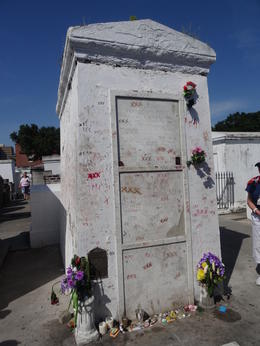 Photo of Tomb Of Voodoo Queen Marie Laveau Tomb of Voodoo Queen Marie Laveau at St. Louis Cemetary No. 1 , taylorep74 - July 2014