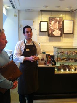 Photo of Brussels Chocolate Walking Tour and Workshop The first stop was the Godiva Chocolate Store situated at Grand Place. Wonderful presentation and the first chocolate tasting - yummy!, Dominique - September 2011