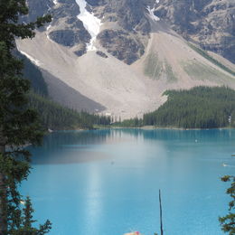 Photo of Lake Moraine Gorgeous teal blue Lake Moraine. Lake Louise and Emerald were also beautiful! , Sharon P - August 2016