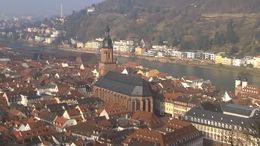 Photo of Church of the Holy Spirit Church of the Holy Spirit as seen from Heidelberg Castle. , sg - March 2015