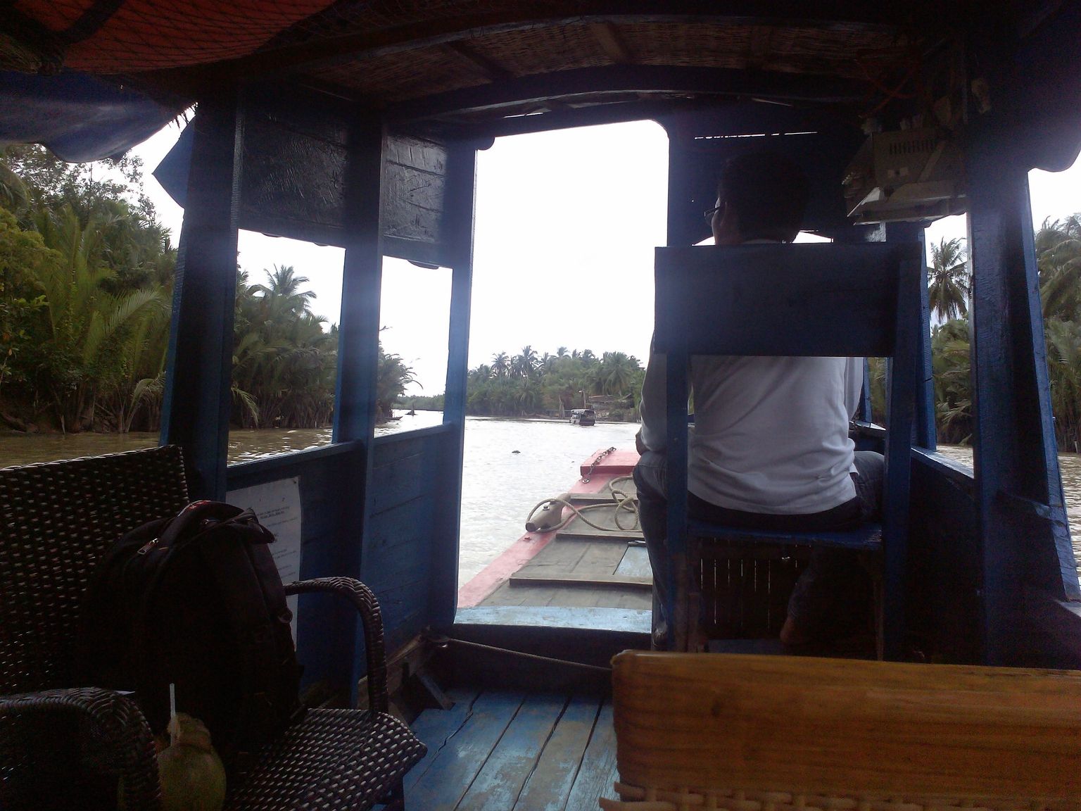 On the boat