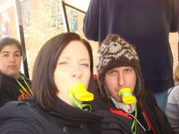 Photo of quackers you quacked along during the trip . you're on holiday, you have to have fun - May 2010