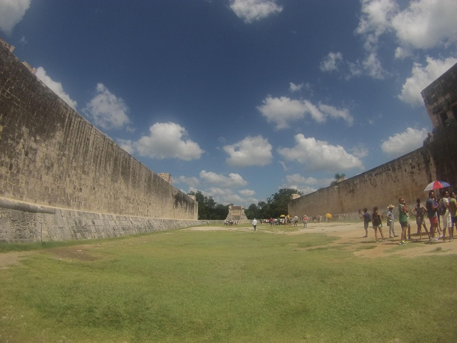 Photo of the Mayan Ball Court of Chichen Itza