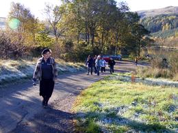 Photo of Loch Ness, Glencoe and the Highlands Small Group Day Trip from Edinburgh Scottish Highlands: And here comes our wonderful guide!, Christos P - November 2010
