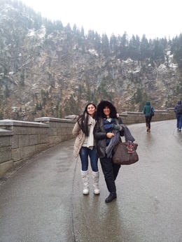 Photo of Newschwanstein Castle on the way to the Royal castles of Newschwanstein , Loulou - March 2014