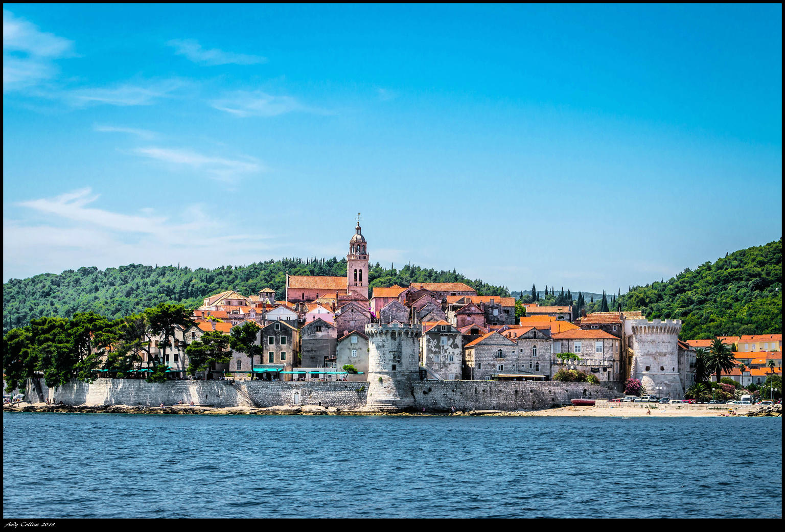 on approach to Korcula