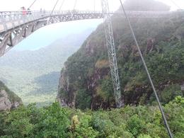 Photo of suspension bridge at cable car lankawai.JPG The Suspension Bridge at Langkawi, Brenda O - October 2011