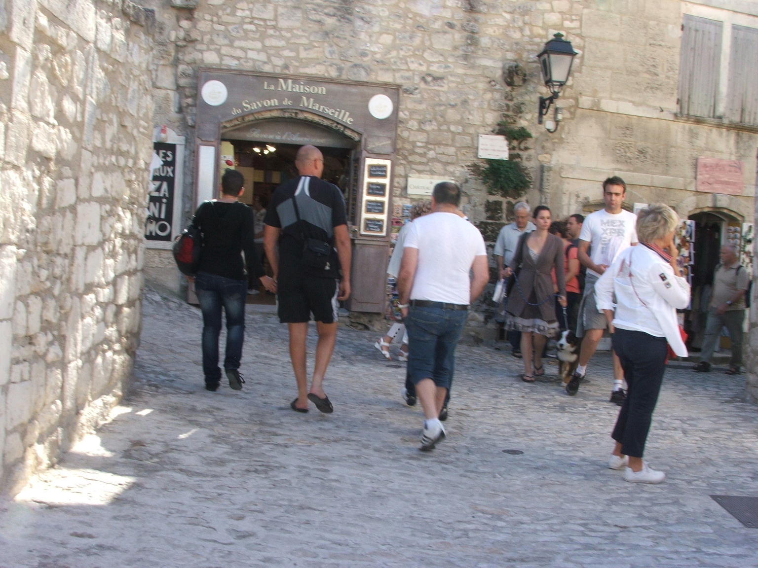 A street in Les Baux