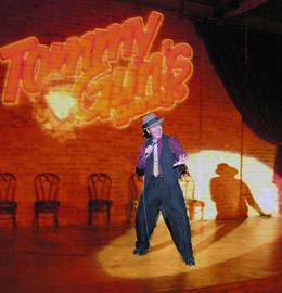 Photo of Chicago's Roaring 20s at Tommy Gun's Garage Bugsy character, Tommy Gun's Garage - December 2011