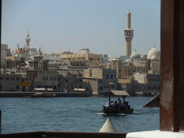 Photo of Dubai creek We went from the cosmopolitan side of Dubai to across the creek aboard an and quot;abra and quot; to visit the gold and spice souks. Our driver met us across the creek and walked us through the ... , Kylie W - October 2014
