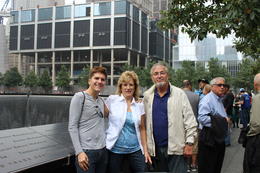 Photo of Spirtual Tour of 9/11 My husband and myself were touring the 9/11 memorial with our son, who is a medical student at New York University. This memorial was a very moving experience. , Mary K - November 2013