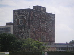 Photo of The Library at the University of Mexico The mosaic was everything I had read about. To see it for real was almost as good as seeing the Mona Lisa at the Louvre well not that good...almost as good but only because I was only five when I ... , Nathan O - August 2015