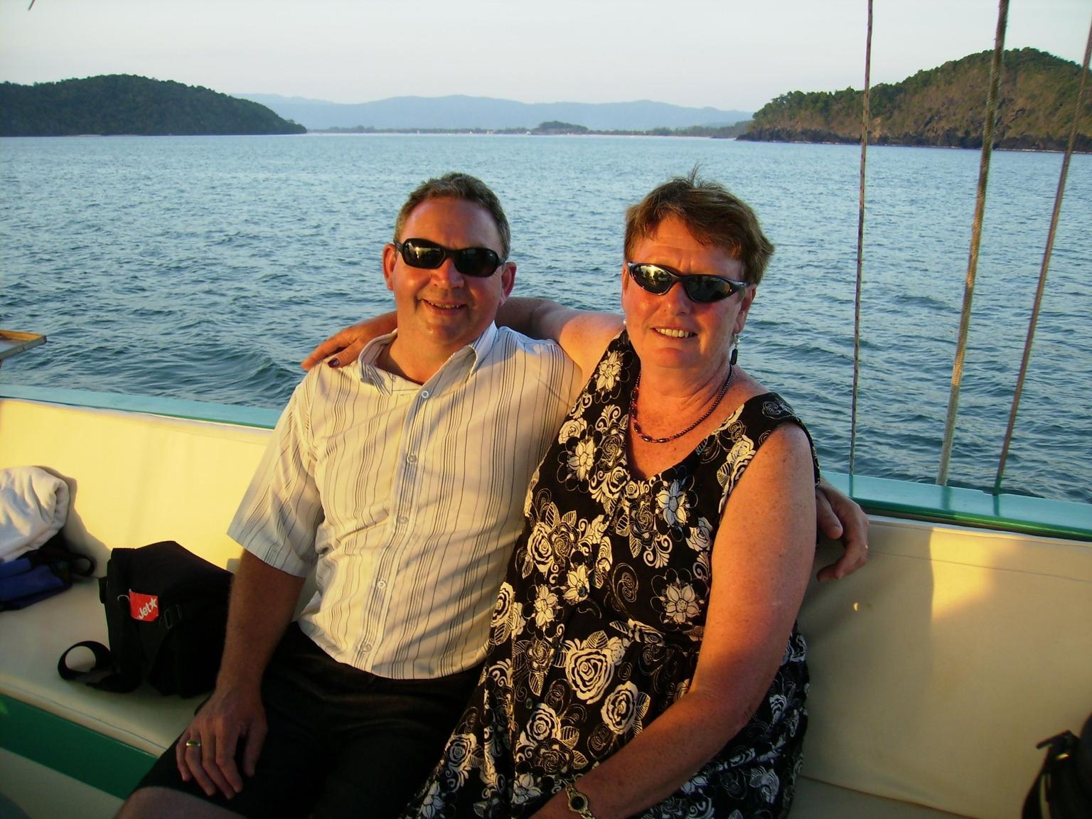 Anne & Gordon Sunset cruise