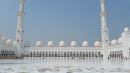 Photo of The Sheikh Zayed Grand Mosque Gleaming white in the midday sun. , Tighthead Prop - December 2015