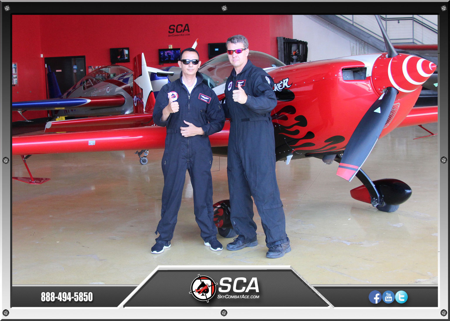 Zac professional pilot and I