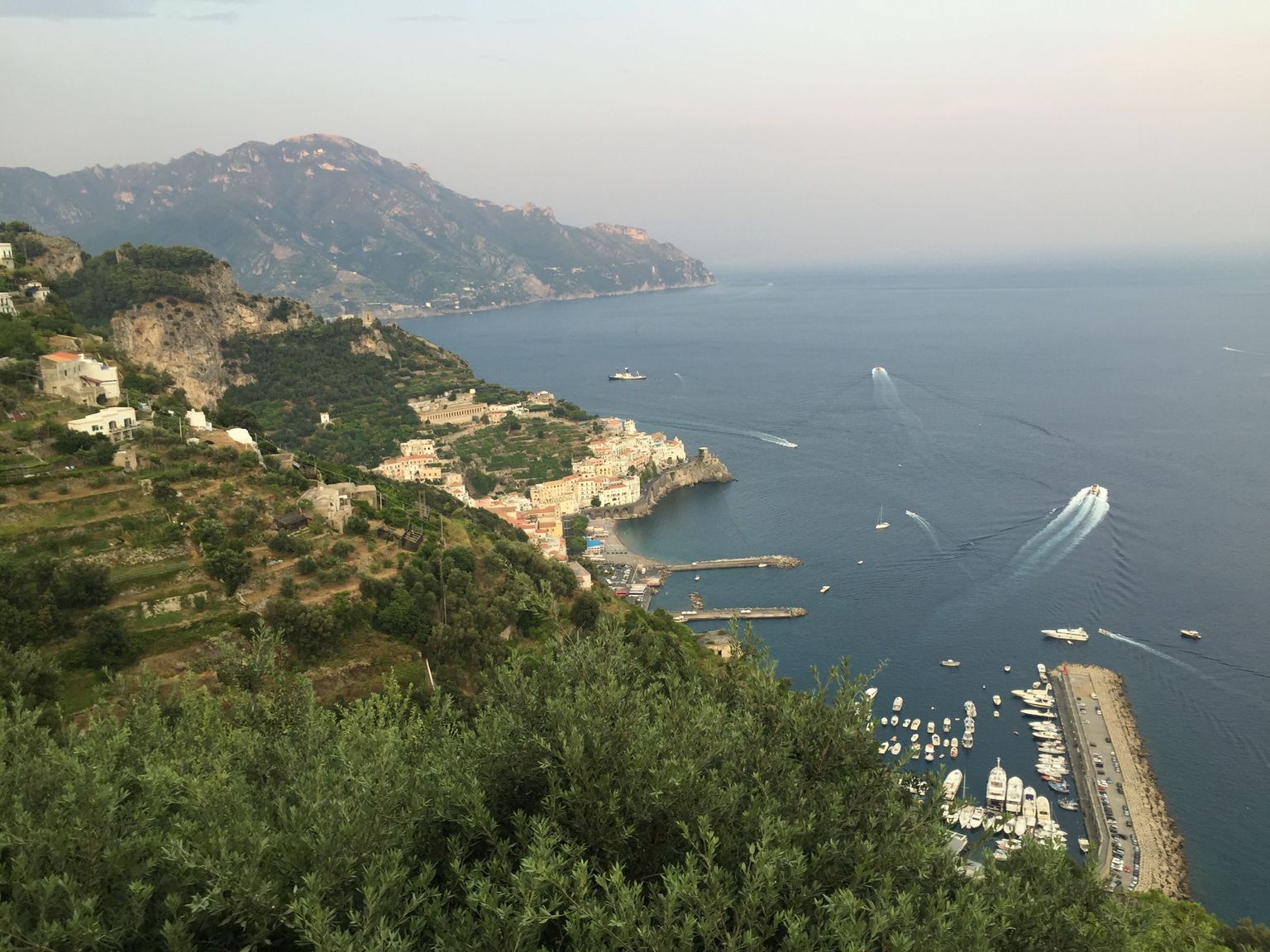 Amalfi hotel view