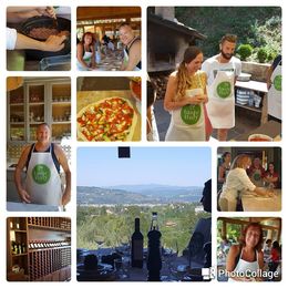 Photo of Fantastic Cooking Class in Florence Larry and Fay on tour with walkabout florence cooking class. , Lawrence S - August 2016