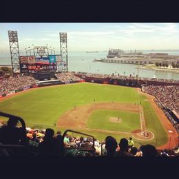Photo of Great view of the field from up here! Great view of the field from up here!, Trina Tron - September 2012