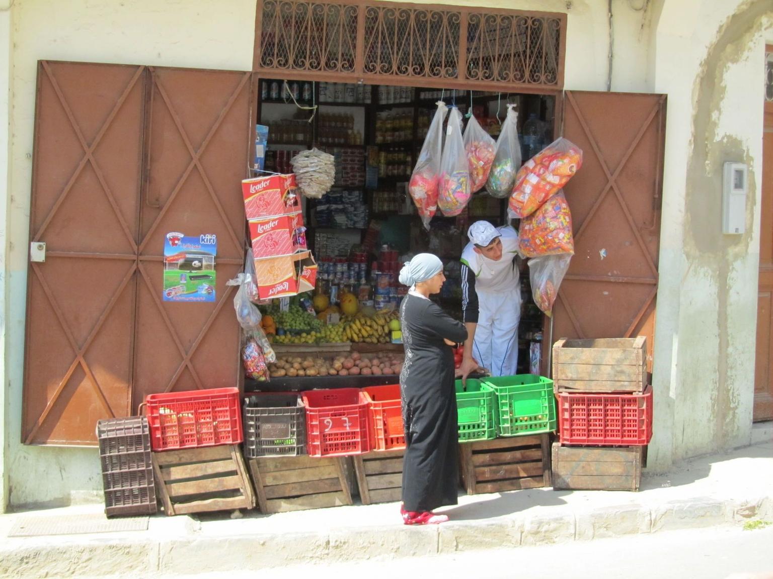 Local shop in Tangier