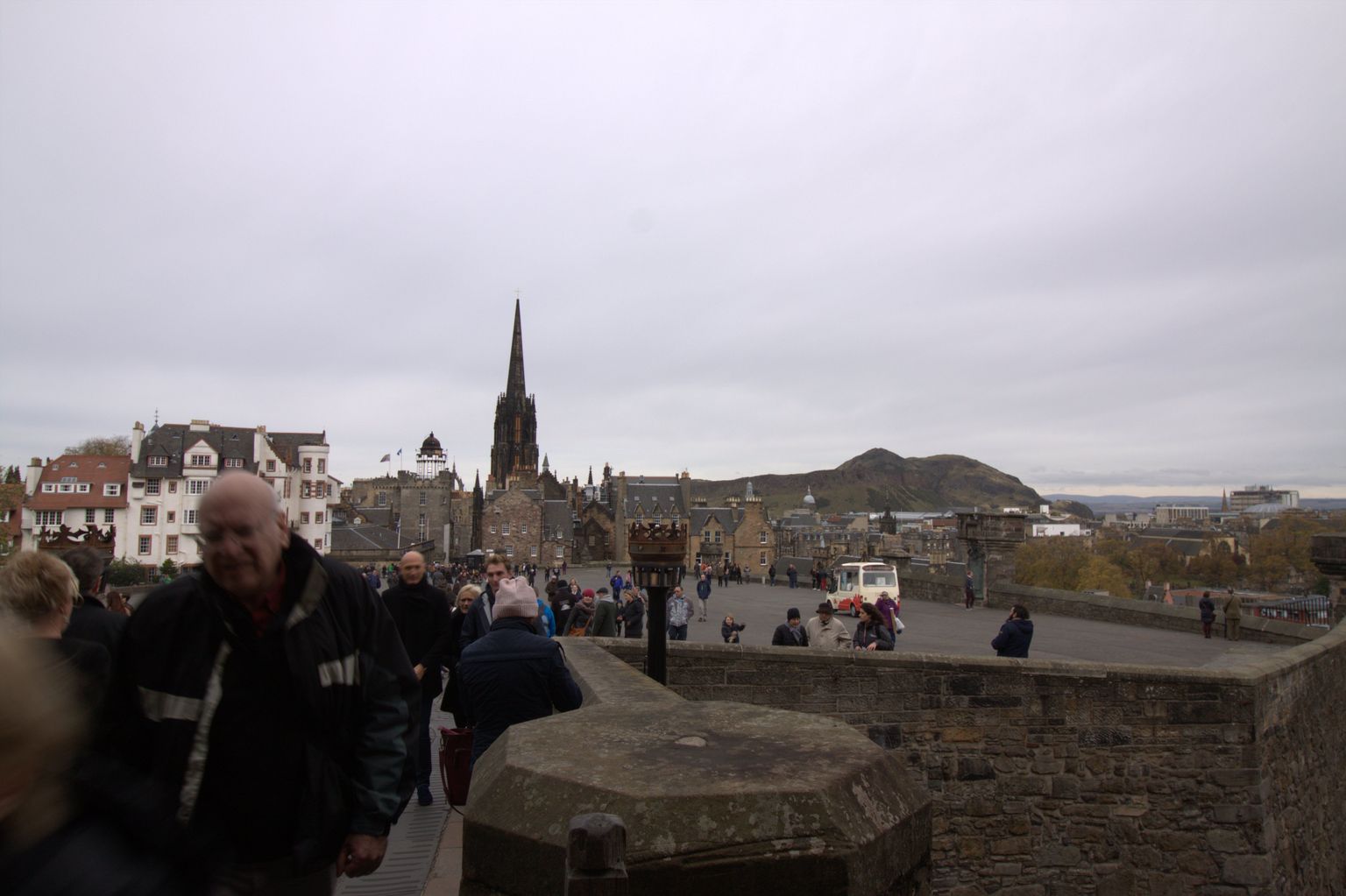 Looking down from Edinburgh University