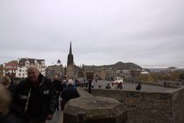 Photo of Looking down from Edinburgh University Spectacular city view of Edinburgh from the top of the hill , LIM K - January 2016
