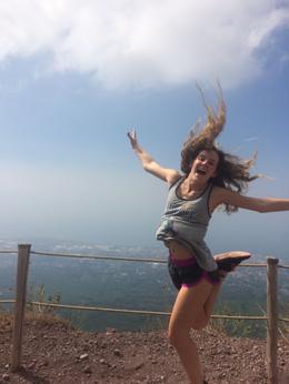 Photo of Made it to the top! Karsten is on top of the world.....well, on top of Mt Vesuvius anyway! , Dana D A - September 2016