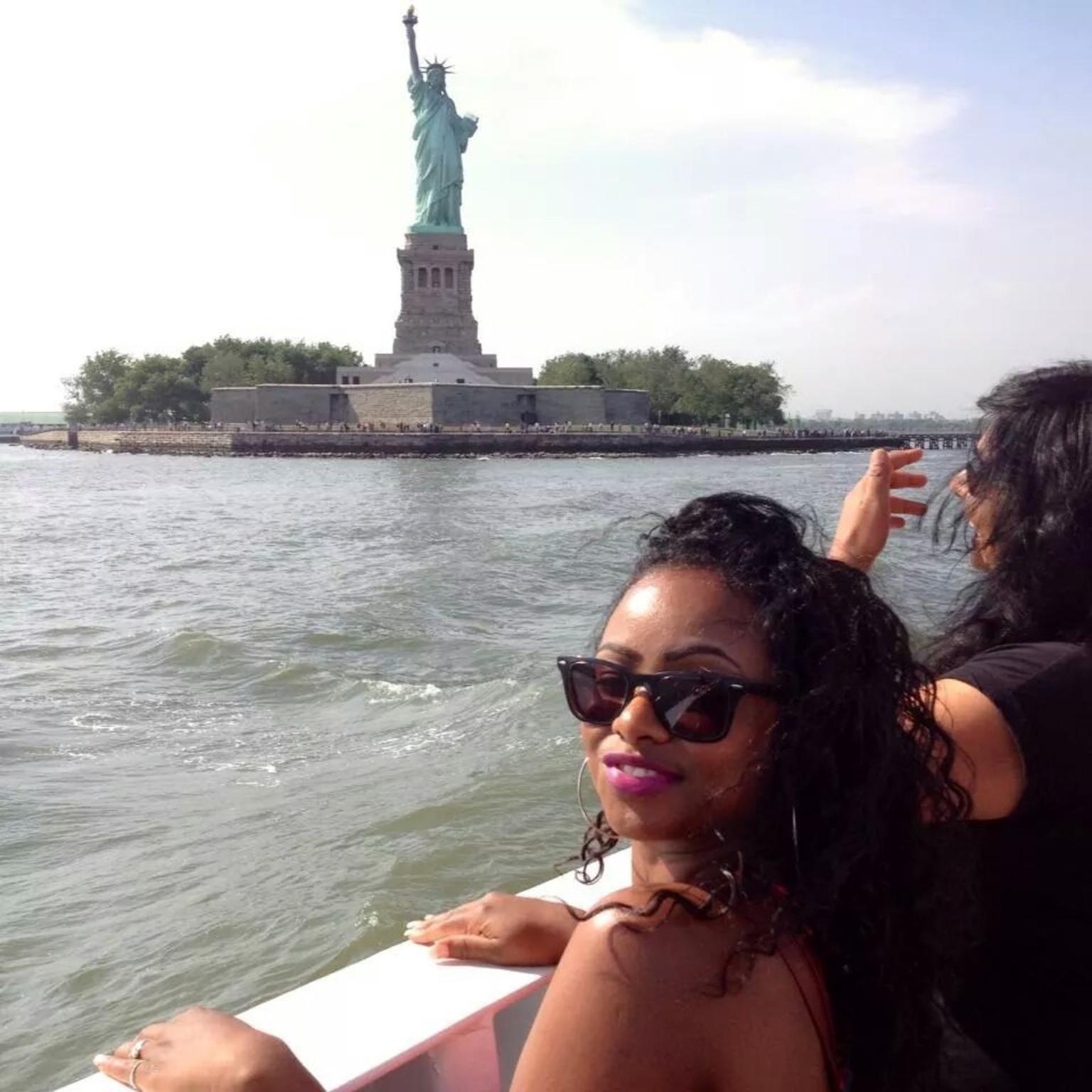 On the Manhattan Harbor Cruise