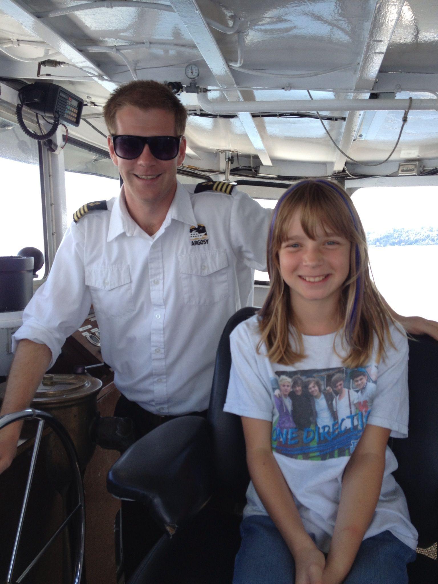 Cptn Nick and first mate Mackenzie