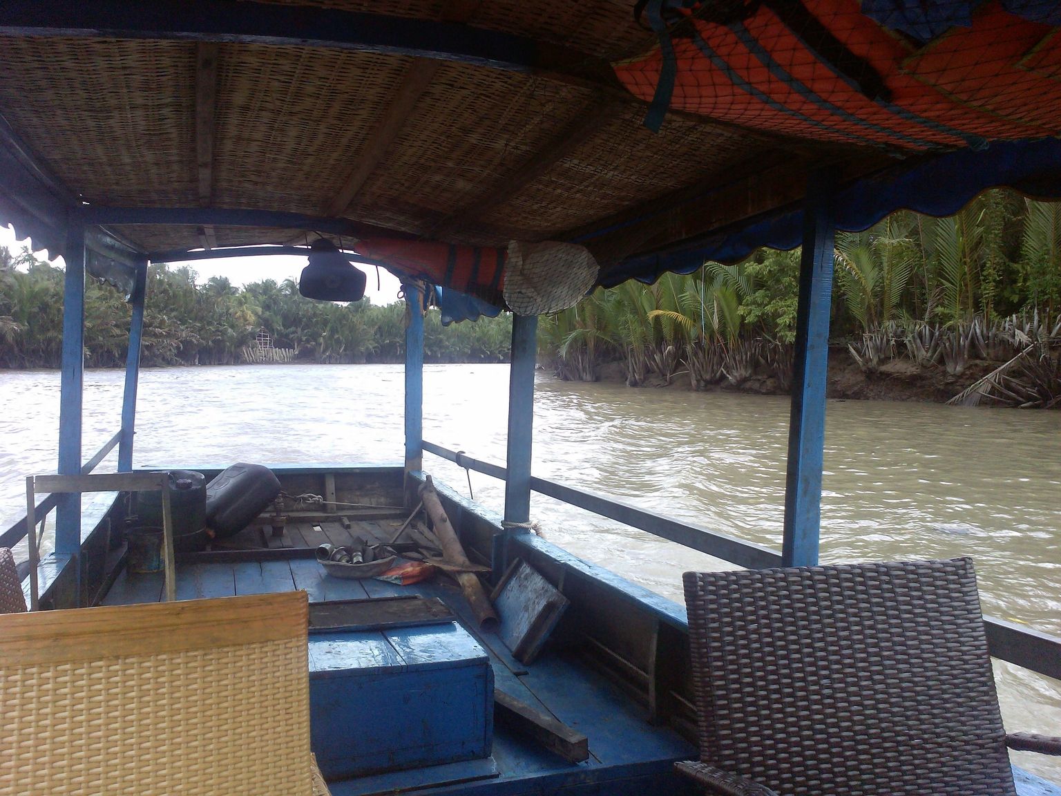 On the boat