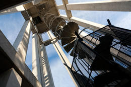 Photo of Royal British Columbia Museum Looking up the Royal British Columbia Museum bell tower staircase, Victoria, BC - May 2011