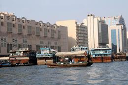 Photo of Crossing Dubai Creek Crossing Dubai Creek on a water taxi on the way to the Gold Souk - August 2011