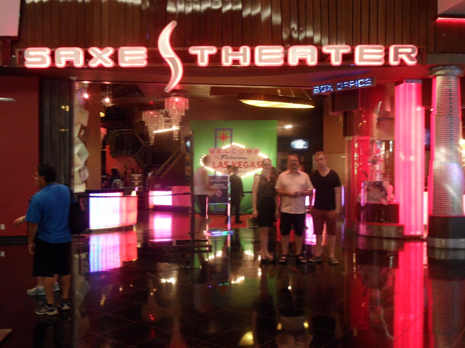 Entrance to SAXE Theater