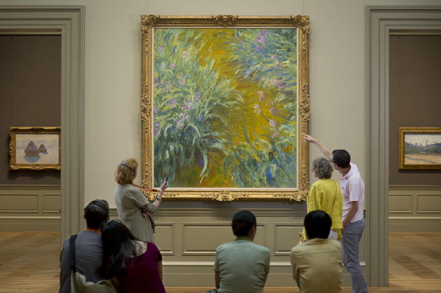 Monet Path Through the Irises