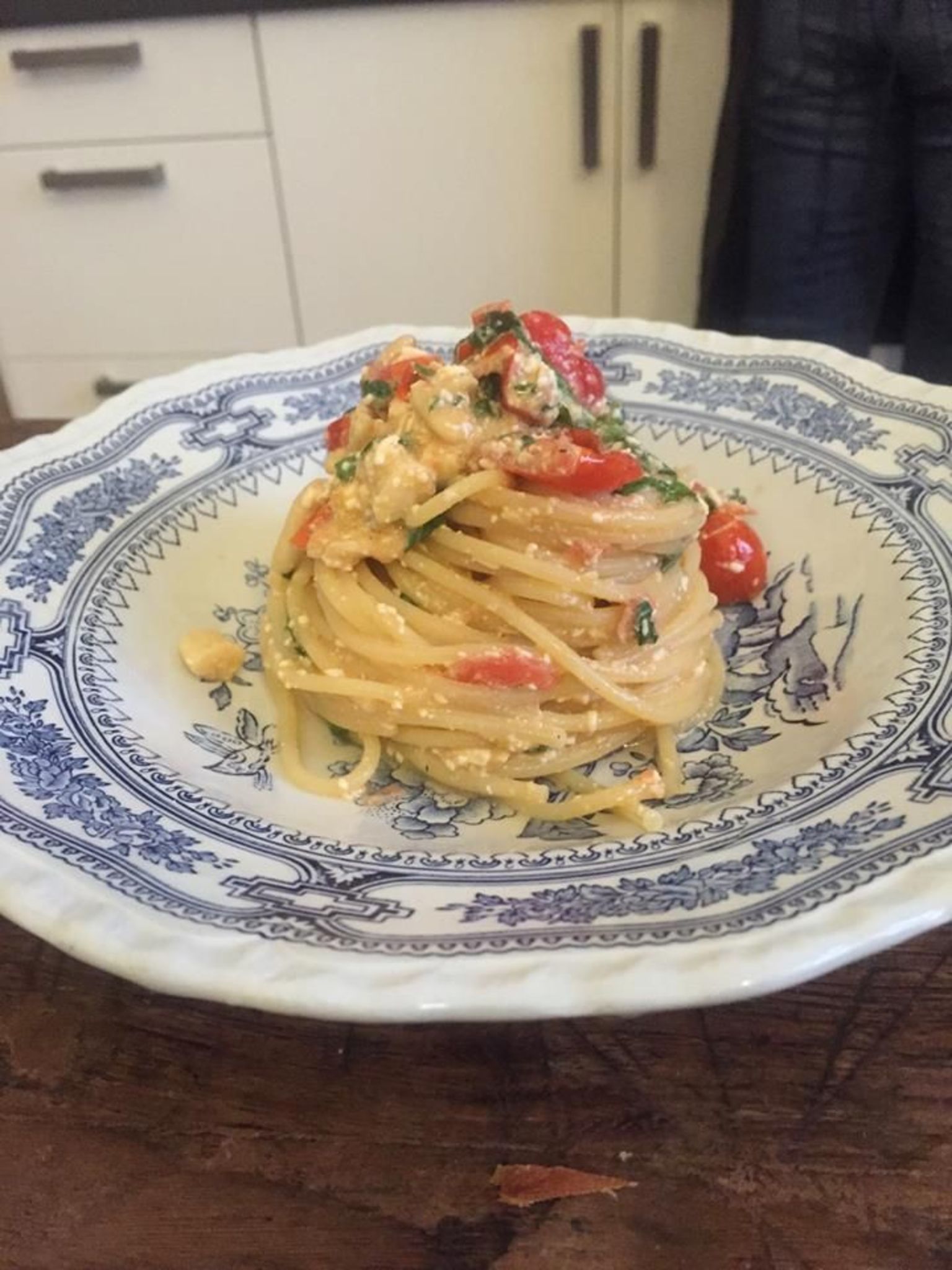 Sicilian pesto pasta