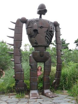 Photo of Giant robot from Laputa on top of Studio Ghibli building I'm only sma!! Can you spot me? Giant robot from Laputa on top of Studio Ghibli building, Sarah T - August 2009