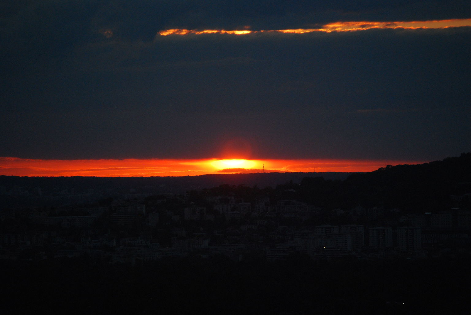 Sunset from the Eiffel Tower
