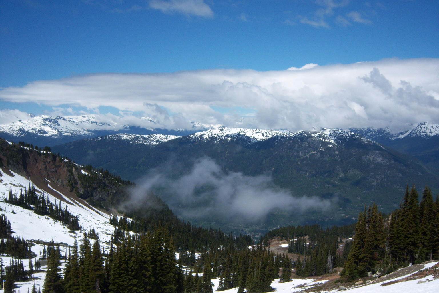 view from the cable car