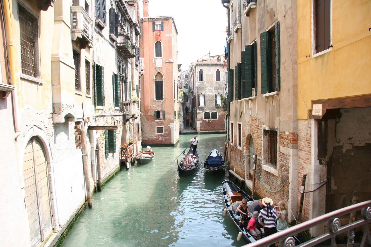 Gondola in the canal